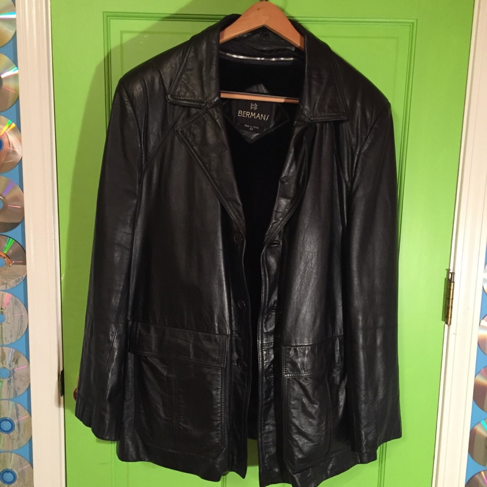 Men’s Leather Coat